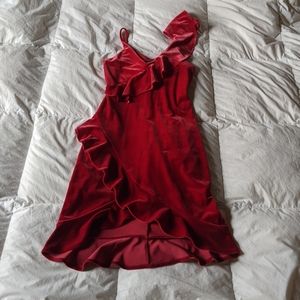 Express red dress